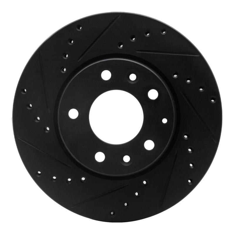 Mazda 6 Brake Rotor (1) - Front Left - R1 Concepts - Drilled & Slotted - Black - `03-`05 Mazda 6 Brake Rotor (1) - Front Left - R1 Concepts - Drilled & Slotted - Black - `03-`05